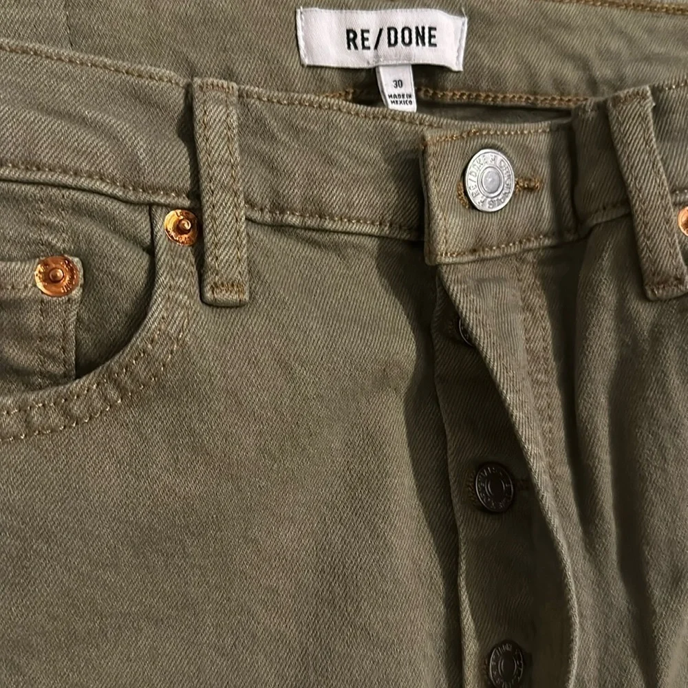 Re/Done 70’s Ultra high rise stove pipe jeans